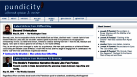 What Pundicity.com website looked like in 2018 (5 years ago)