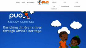 What Puo.co.za website looked like in 2018 (5 years ago)