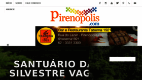 What Pirenopolis.com website looked like in 2018 (5 years ago)