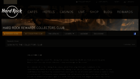 What Pinclub.hardrock.com website looked like in 2018 (5 years ago)