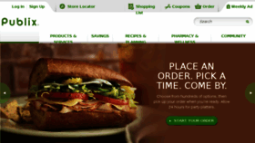 What Publix.net website looked like in 2018 (5 years ago)