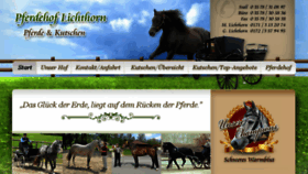 What Pferdehof-lichthorn.de website looked like in 2018 (5 years ago)