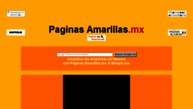 What Paginasamarillas.mx website looked like in 2018 (5 years ago)