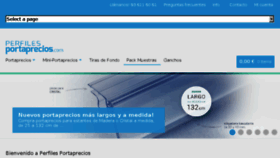 What Perfilesportaprecios.com website looked like in 2018 (5 years ago)
