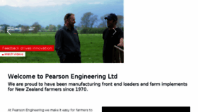 What Pearsonengineering.co.nz website looked like in 2018 (7 years ago)