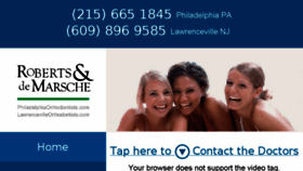 What Philadelphiaorthodontists.com website looked like in 2018 (5 years ago)