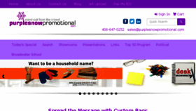 What Purplesnowpromotional.com website looked like in 2018 (5 years ago)