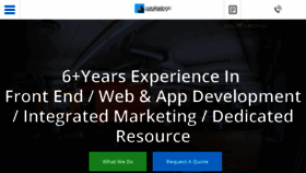 What Parallaxlogic.com website looked like in 2018 (7 years ago)