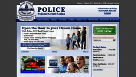 What Policefcu.com website looked like in 2018 (5 years ago)