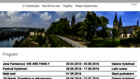 What Praha-vysehrad.cz website looked like in 2018 (5 years ago)