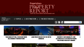 What Property-report.com website looked like in 2018 (5 years ago)