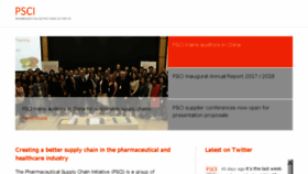 What Pscinitiative.org website looked like in 2018 (5 years ago)