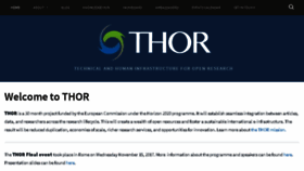 What Project-thor.eu website looked like in 2018 (5 years ago)