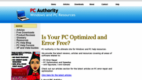 What Pc-authority.com website looked like in 2018 (5 years ago)