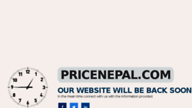 What Pricenepal.com website looked like in 2018 (5 years ago)