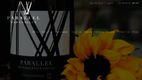 What Parallelwines.com website looked like in 2018 (7 years ago)