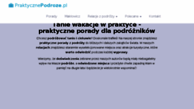 What Praktycznepodroze.pl website looked like in 2018 (5 years ago)