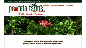 What Profetafarms.com website looked like in 2018 (5 years ago)