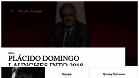 What Placidodomingo.com website looked like in 2018 (5 years ago)