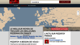 What Pizzatoy.com website looked like in 2018 (7 years ago)
