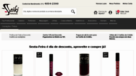 What Perfumariaseiki.com.br website looked like in 2018 (5 years ago)