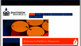 What Pantheonresources.com website looked like in 2018 (5 years ago)