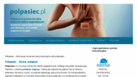 What Polpasiec.pl website looked like in 2018 (5 years ago)