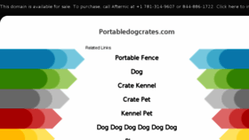 What Portabledogcrates.com website looked like in 2018 (5 years ago)