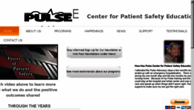 What Pulseamerica.org website looked like in 2018 (5 years ago)