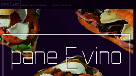 What Pane-vino.ca website looked like in 2018 (5 years ago)