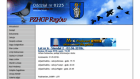 What Pzhgp-rzgow.mojegolebie.pl website looked like in 2018 (5 years ago)