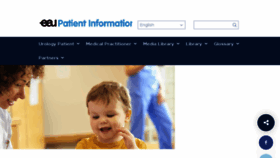 What Patients.uroweb.org website looked like in 2018 (5 years ago)