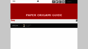 What Paperorigami.blogspot.com website looked like in 2018 (5 years ago)