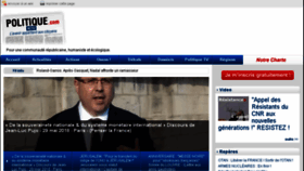 What Politique-actu.com website looked like in 2018 (5 years ago)