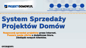 What Projektydomow1.pl website looked like in 2018 (5 years ago)