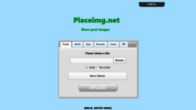 What Placeimg.net website looked like in 2018 (5 years ago)