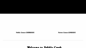 What Pebblecreek-club.com website looked like in 2018 (5 years ago)