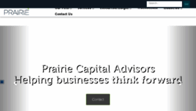 What Prairiecap.com website looked like in 2018 (5 years ago)