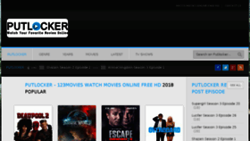 What Putlocker.pe website looked like in 2018 (8 years ago)