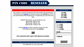 What Pincodereseller.com website looked like in 2018 (5 years ago)