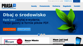 What Prasa24.pl website looked like in 2018 (5 years ago)