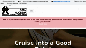 What Psegnuclearcreditunion.com website looked like in 2018 (5 years ago)