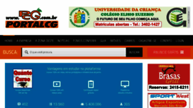 What Portalcg.com.br website looked like in 2018 (5 years ago)