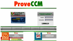 What Proveccm.com website looked like in 2018 (5 years ago)