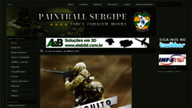 What Paintballsergipe.com website looked like in 2018 (5 years ago)