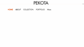 What Pekota.com website looked like in 2018 (5 years ago)