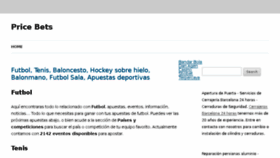 What Pricebets.es website looked like in 2018 (7 years ago)
