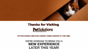 What Petsolutions.com website looked like in 2018 (5 years ago)