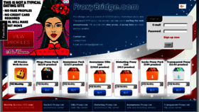 What Proxybridge.com website looked like in 2018 (5 years ago)