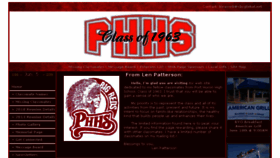 What Phhs1963.com website looked like in 2018 (5 years ago)